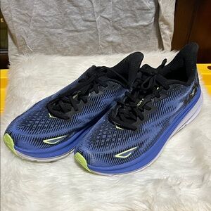 Hoka Men's Blue and Black Athletic Shoes